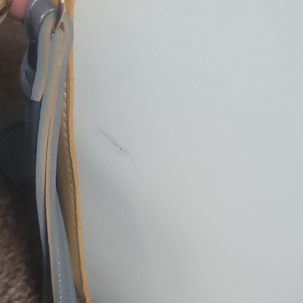 Yellow and White Women Bag - Picture 13 of 14